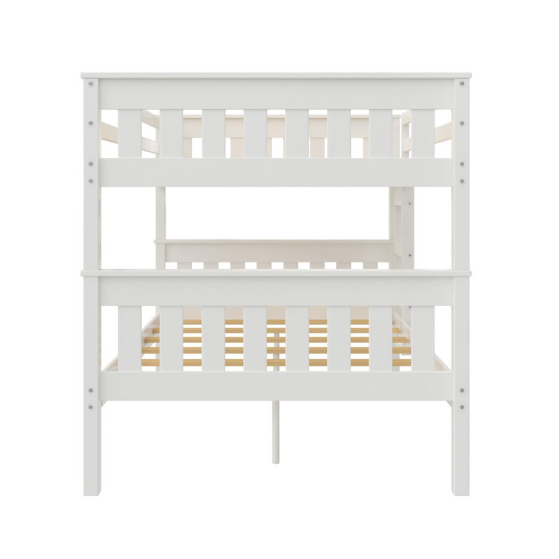 Harriet Bee AlmedaCheatham Solid Wood Full Over Full Bunk Bed & Reviews